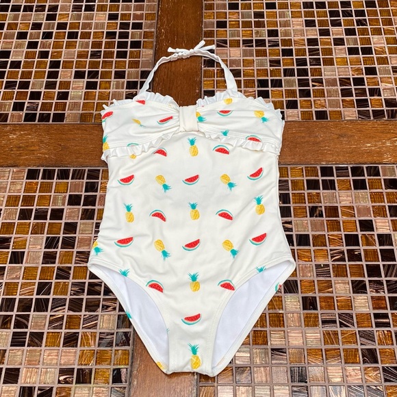 Janie and Jack Fruit Ruffles Swimsuit - Picture 2 of 8